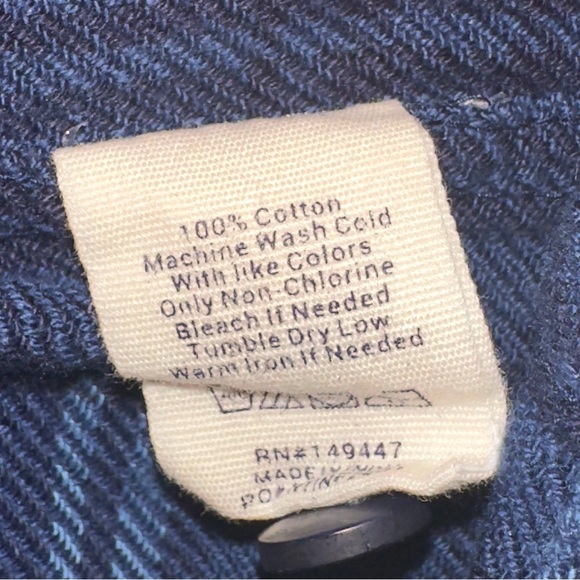 The Normal Brand Mountain Overshirt in Indigo Plaid Button Down Shirt - Picture 7 of 8